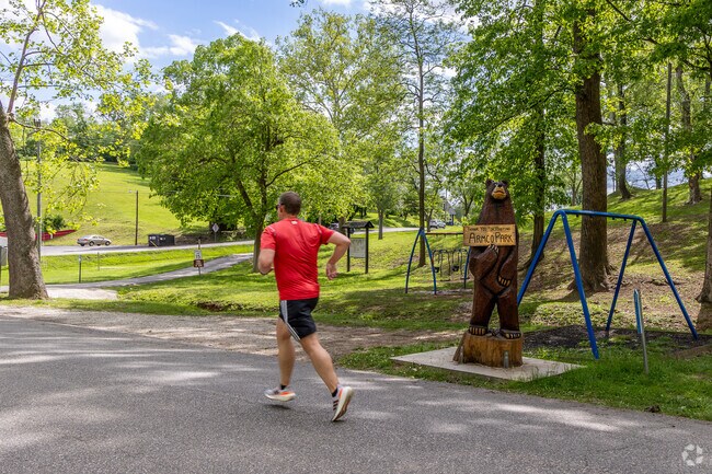 Cannonsburg joggers frequent Armco Park's Iron Ore Trail for scenic 3.7-mile runs.