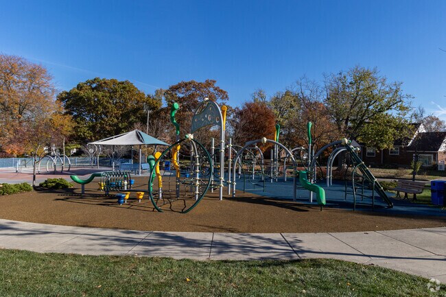 Orchardly Park in Oakwood is a favorite spot for young residents to play and explore.