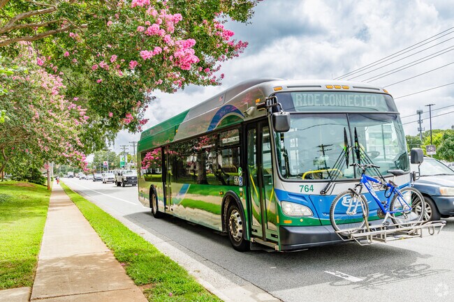 The Thicket is connected to the greater Greensboro area via the Greensboro Transit Authority.