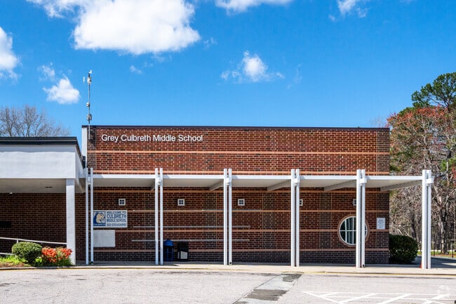 Culbreth Middle School serves grades 6-8 in Chapel Hill, NC.
