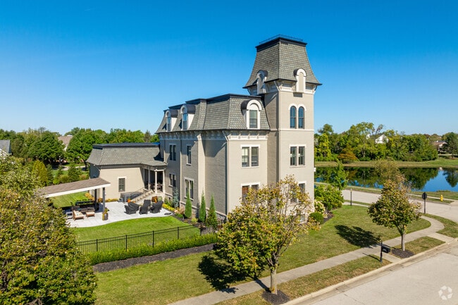 West Carmel's West Clay area features homes with unique designs.