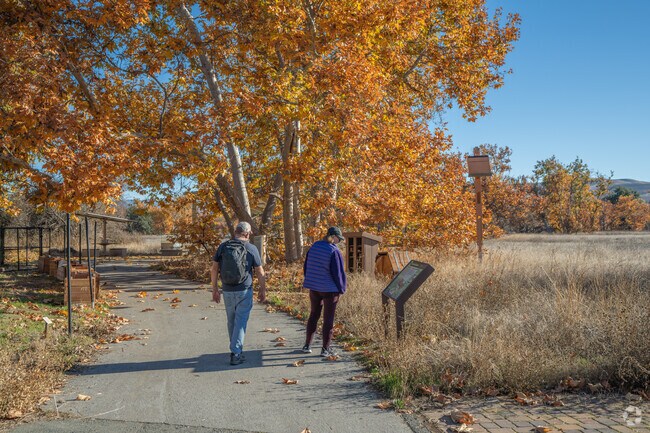 Sycamore Grove Regional Park has many signs with information about the areas natural habitat.