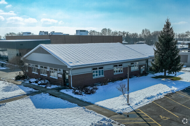 Plano CUSD 88 is a small building nearby to a few local churches.