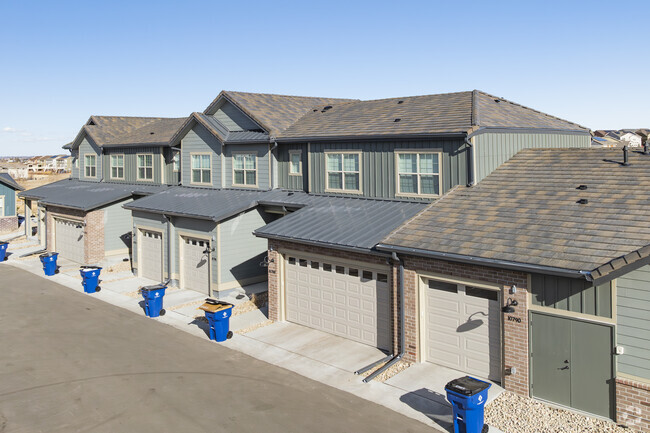 Duplexes are new in in Meridian Village, Lone Tree, Colorado.
