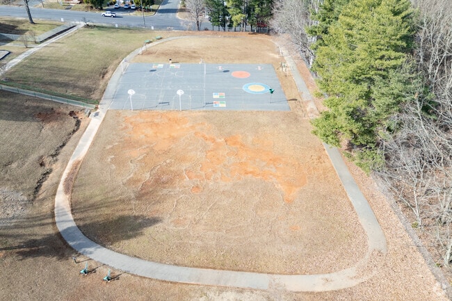 The Charles W. McCrary Elementary School athletic field in Asheboro, NC.