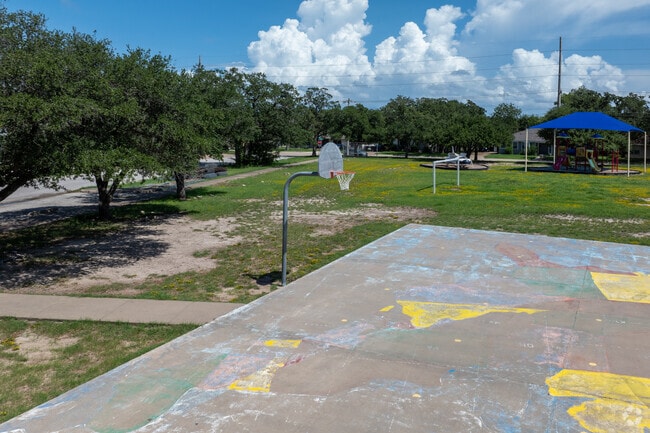 Unleash your inner athlete on the Crockett Elementary School basketball court.