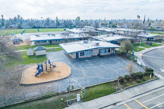 Play on the playground at Coyle Avenue Elementary School.