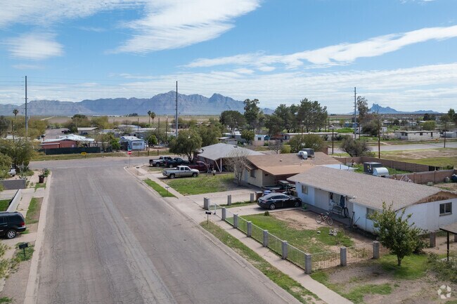 Eloy is just west of Newman Peak and Picacho Peak.