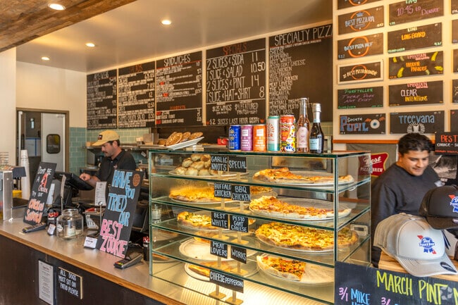 Interior of Best Pizza Brew Vista at South Santa Fe Avenue in Vista Village Neighborhood