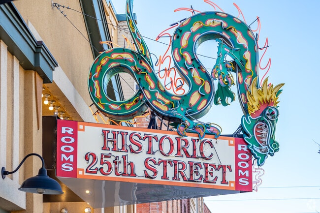 Historic 25th Street in Ogden offers local shopping and dining options.