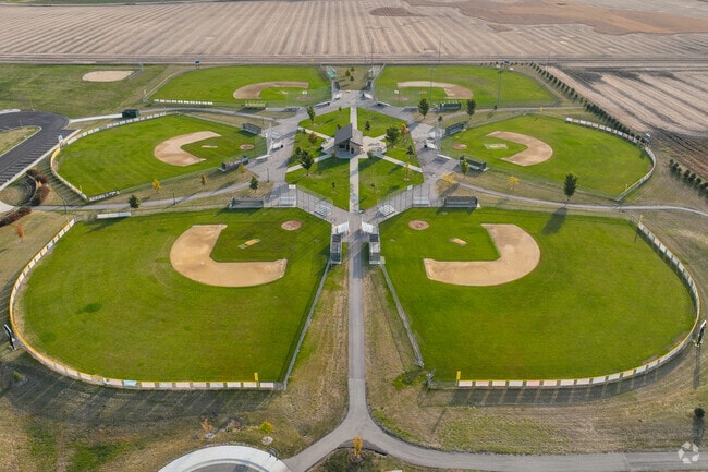 You will see many games being played at Community Athletic Fields.