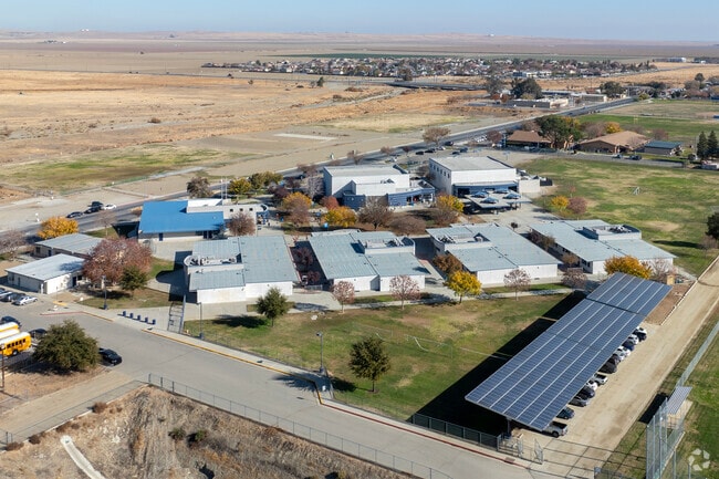 The main buildings at Coalinga Middle School in Coalinga.