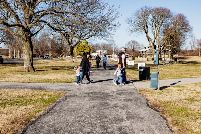 Families flock to J R Martin Park in Republic to soak up the sun.