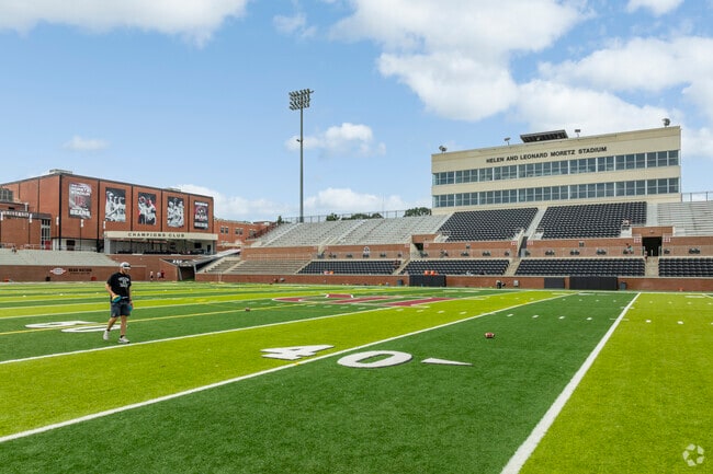 The nearby Lenoir-Rhyne University draws Oakwood-Hillcrest locals to the home games and more.