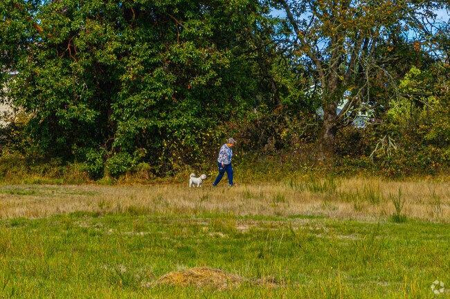 McAllister Grove Community Park offers scenic nature trails for The Seasons residents.