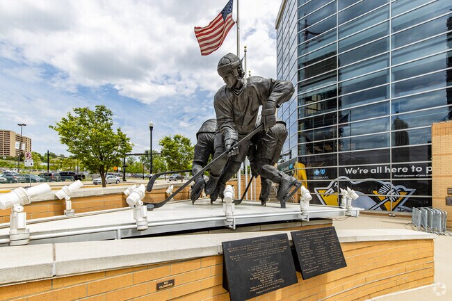 While in Crawford-Roberts, make time to see the greatest hockey player, number 66 Mario Lemieux.