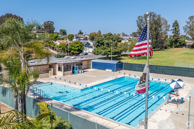 MLK Park's outdoor swimming pool is popular amongst locals.