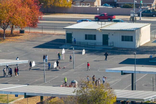 The playground at Lincoln Elementary School in Fresno.