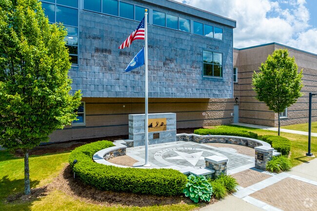 Brodeur Memorial Plaza at Auburn Senior High School.