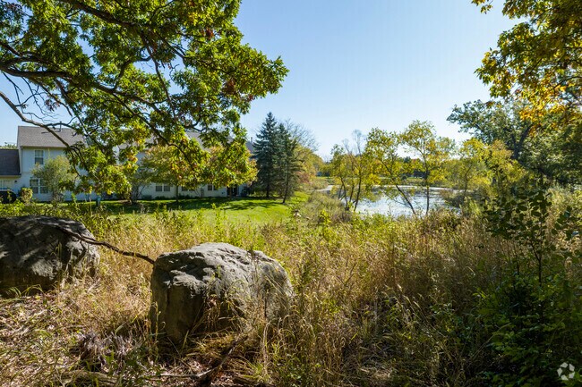 Get off the water at Long Lake Park with miles of hiking trails and scenic vistas.