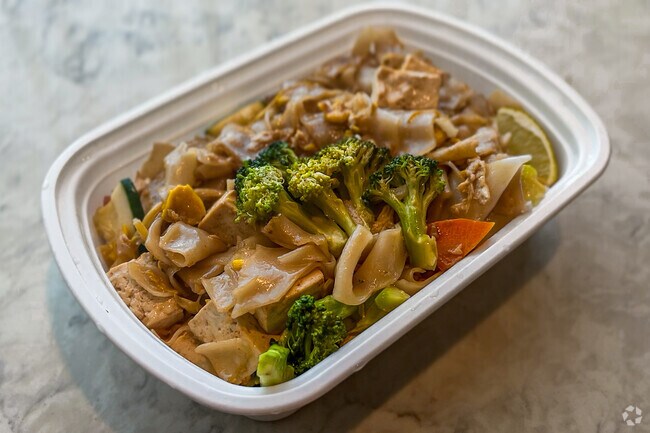 Thai Garden Restaurant in Boston is well-known for its Pad See Mao.