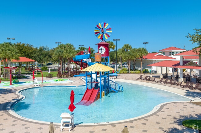 A notable feature of Balmoral Resort in Haines City is its stunning water park.