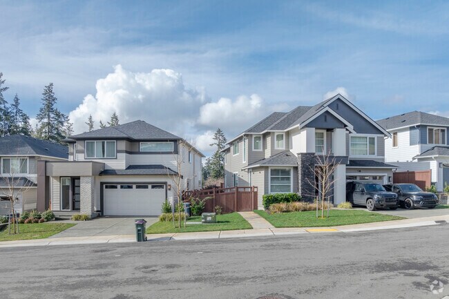 Modern aesthetics are a common sight in Tehaleh, Washington.