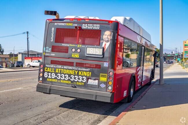 Granite Hills offers MTS transportation with many stops to surrounding areas in Granite Hills.