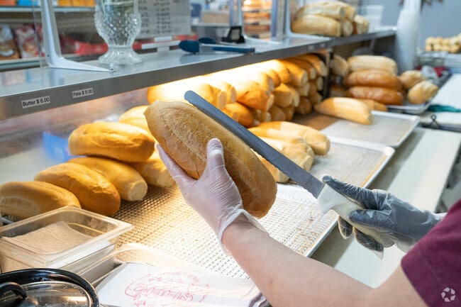 Chaus Bakery is a family-owned bakery known for their Banh mi sandwiches in Fields Corner.