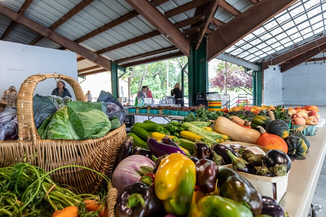 The Poughkeepsie Waterfront market offers a variety of homegrown foods.