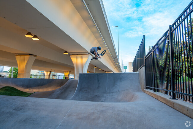 Check out the moves at BMX Night in City Walk Park in Fountain Heights.