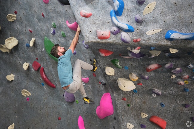 University Center is minutes away from the Sportrock Climbing Center.