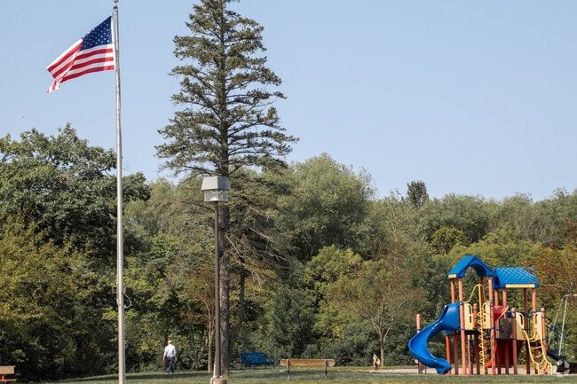 Washington Park playground is across the street from Carl Gullo Park Superior Wisconsin.