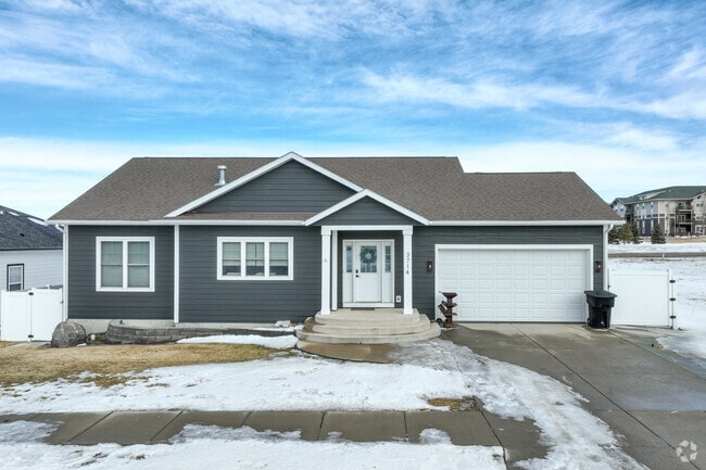 Many of the new builds in Williston are also ranch style homes.