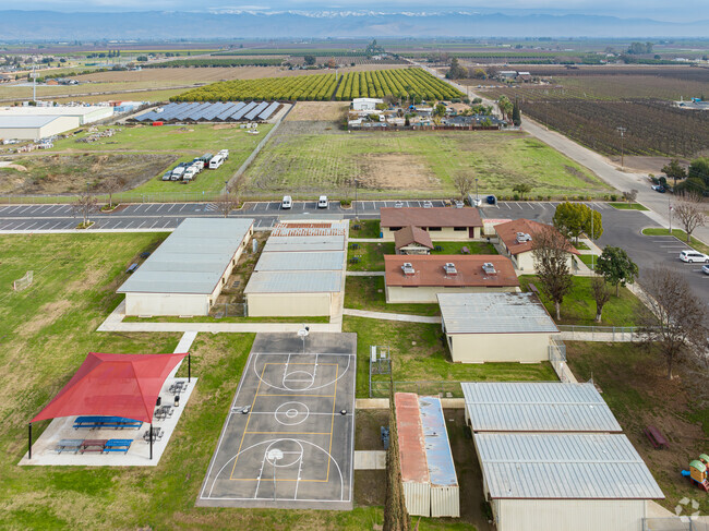 Looking East from Ronald Reagan Academy towards the Sierra Nevada foothills.