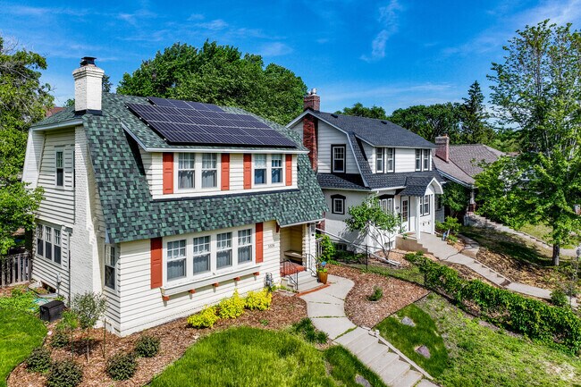 Typical mid-20th century home styles in the neighborhood include cottages, craftsman, and cape cods.