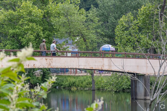 Residents get their daily steps in at the Murphy River Walk trail.