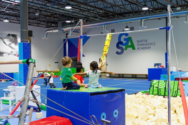 The Seattle Gymnastic Academy offers fun activities for all ages near Gregory Heights.