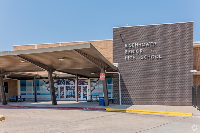 Eisenhower High School provides education in the neighborhood of Lawton.