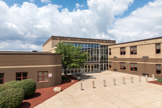 Hazleton Area High School has 3,884 students in grades 9-12 with a student-teacher ratio of 19 to 1.