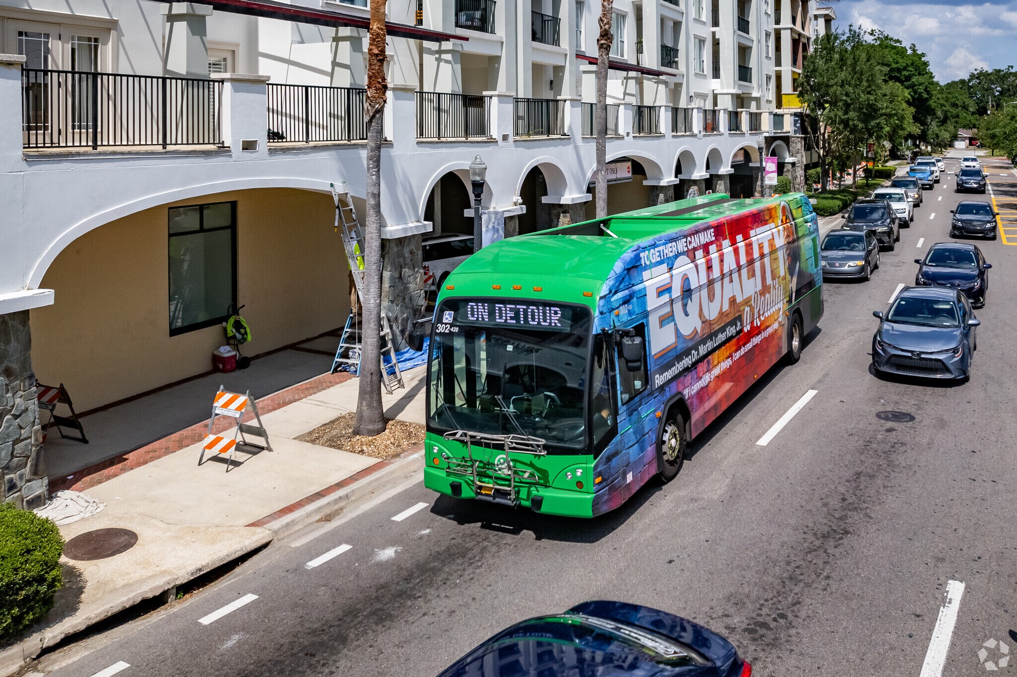 Lynx buses are one way College Park residence get around.