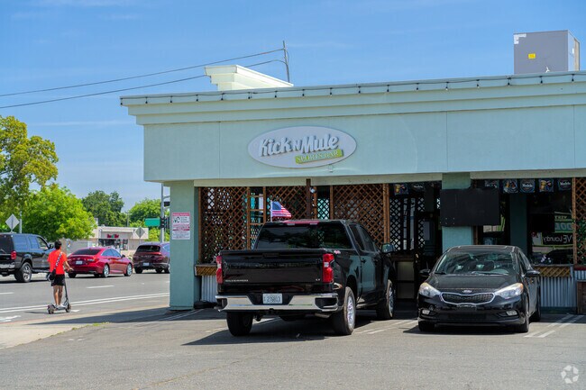 Locals enjoy hanging out at Kick'n Mule Sports Bar.
