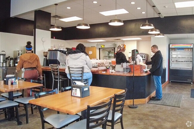 Fresh pastries baked every morning at the Breaking Bread Café.