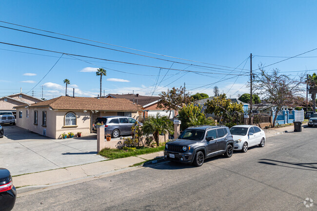 Multiple architectural styles may be found on the same street in Otay town.