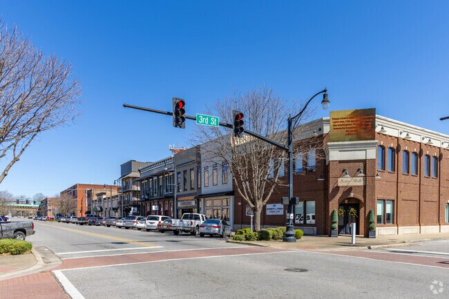 Sheffield's historic downtown has quaint shops and restaurants to enjoy.