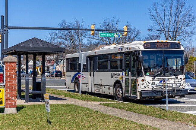 Barrington has multiple NJ Transit bus stops for easy access to public transport.
