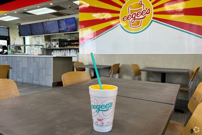 Eegee's is famous for its slushees, with one location in Stella Mann.