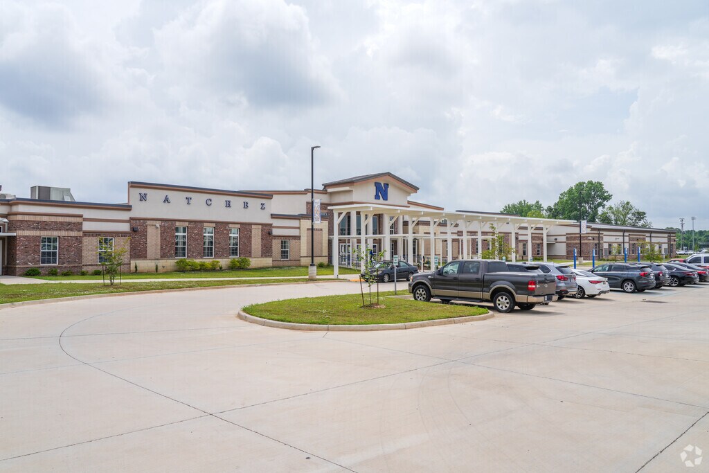 Natchez High School serves grades 9–12 and is part of the Natchez-Adams School District, focusing on academic excellence and student success.