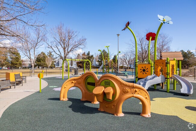 Village Green Park's playground is a favorite among the children in Willow Park.