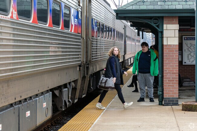 Residents in the Fox Chase neighborhood use SEPTA trains to get to and from Center City Philly.